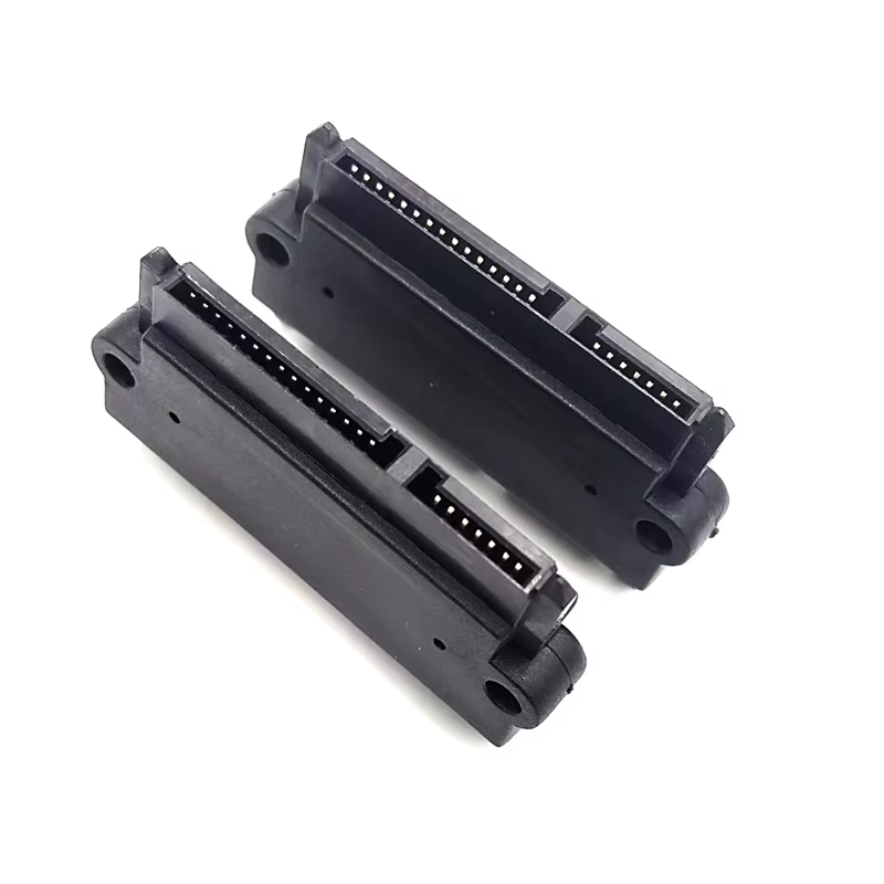 SATA 转 SATA 7+15 22 Pin 公对母 SATA 转接器