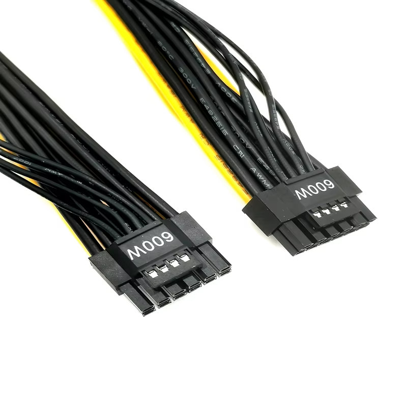 12+4Pin 4Pin 16Pin PCIe 5.0 公對公 12V-2x6 / 12VHPWR 顯示卡電源線