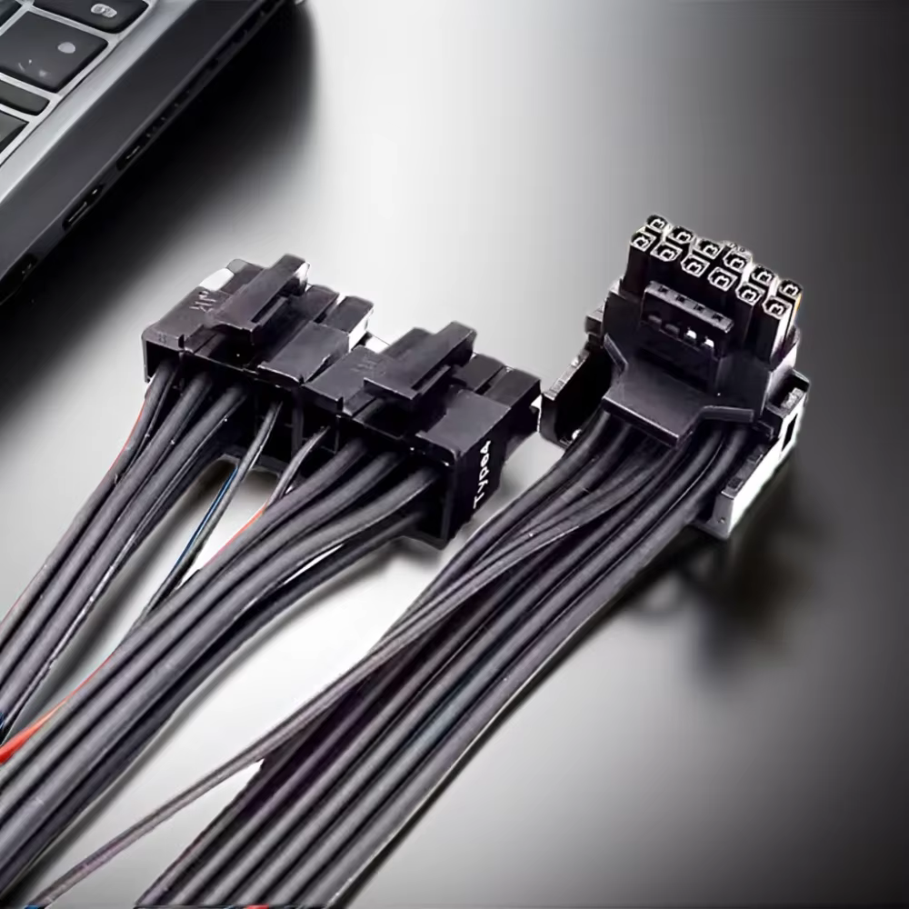 12+4 PCIe 5.0 16AWG 90° 12V-2x6 / 12VHPWR 顯示卡電源線