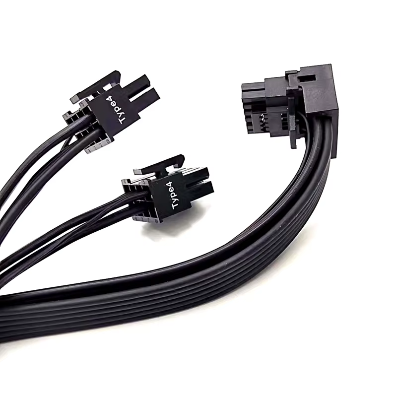 PCIe 5.0 600W 雙 8Pin 轉 12+4Pin 12VHPWR 顯示卡電源線
