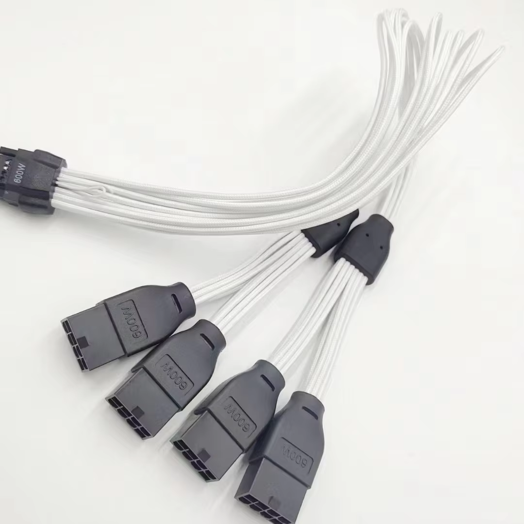 12+4 6+2 16Pin PCIe 5.0 16AWG 12V-2x6 / 12VHPWR 顯示卡電源線