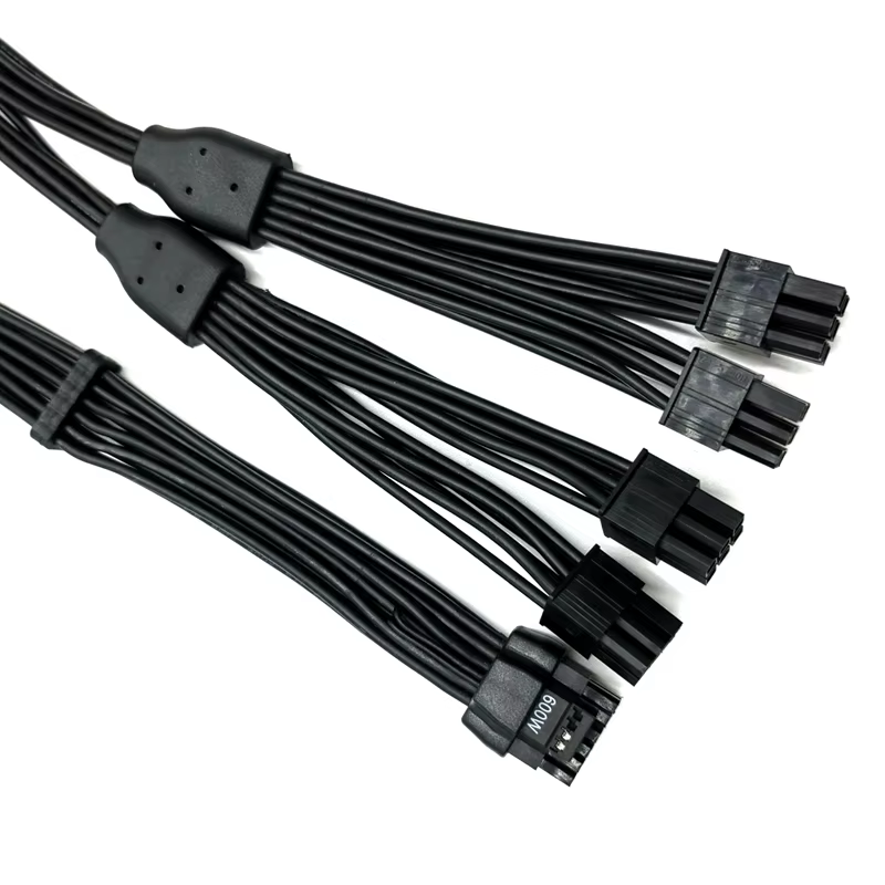 12+4 16Pin 4x6Pin PCIe 5.0 16AWG 12V-2x6 / 12VHPWR 顯示卡電源線