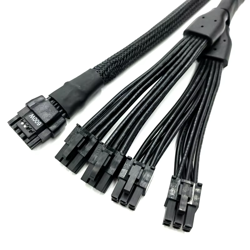 12+4 16Pin 4x6Pin PCIe 5.0 16AWG 12V-2x6 / 12VHPWR 顯示卡電源線