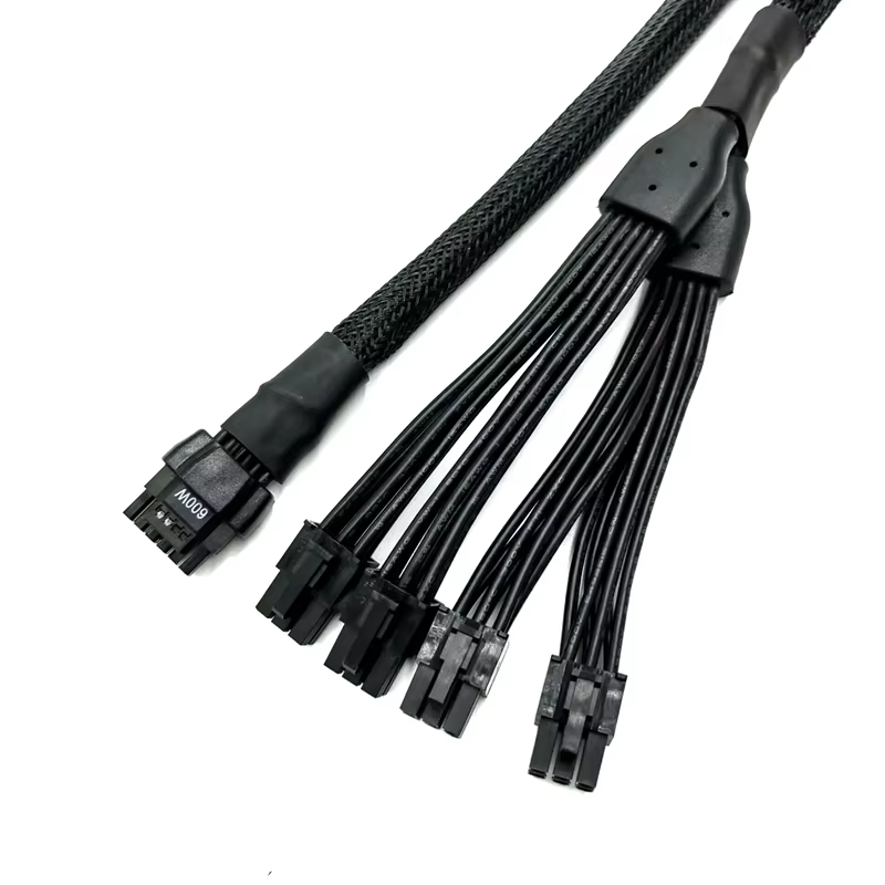 12+4 16Pin 4x6Pin PCIe 5.0 16AWG 12V-2x6 / 12VHPWR 顯示卡電源線