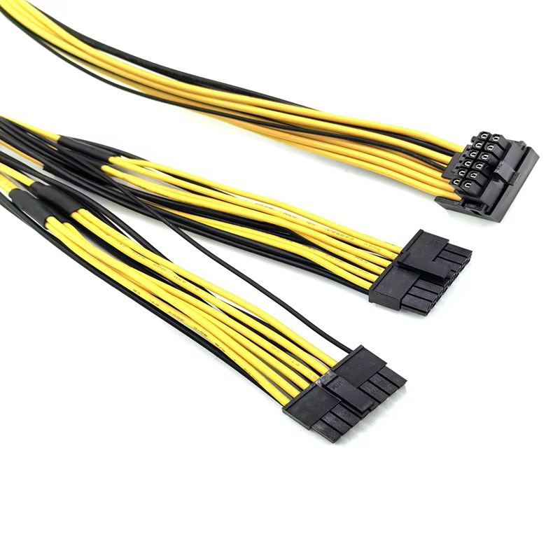 12+4 双 8P PCIe 5.0 90° 12V-2x6 / 12VHPWR 显卡电源线