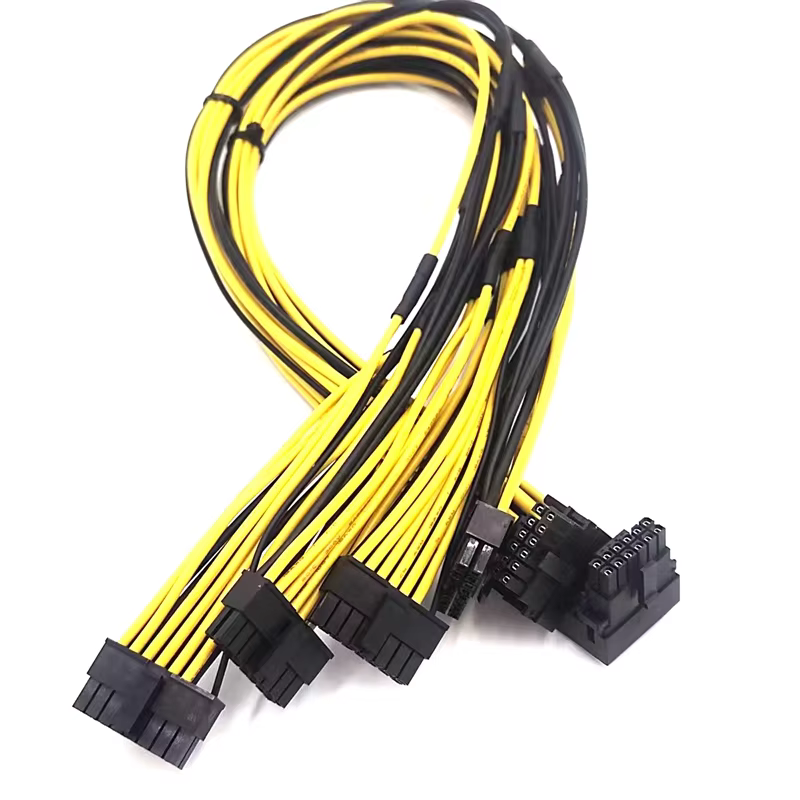 12+4 双 8P PCIe 5.0 90° 12V-2x6 / 12VHPWR 显卡电源线