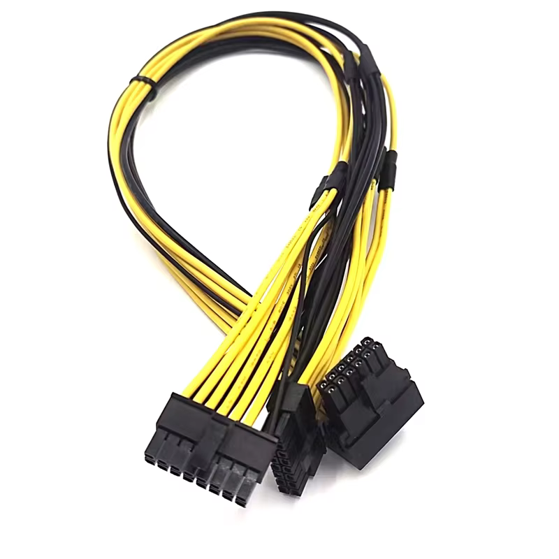 12+4 双 8P PCIe 5.0 90° 12V-2x6 / 12VHPWR 显卡电源线
