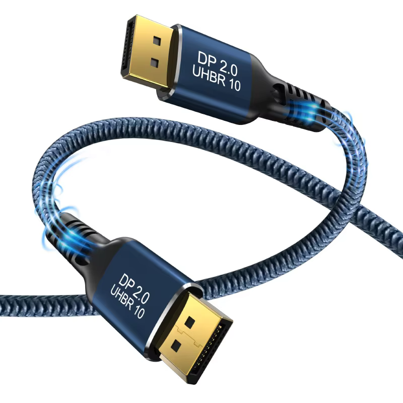 DP 2.1 16K 尼龍編織 DisplayPort 影音傳輸線