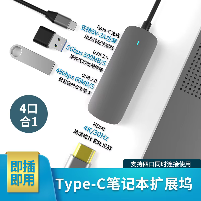Amazon Sells 4 in 1 TYPE-C Multi-function Expansion Dock Hub