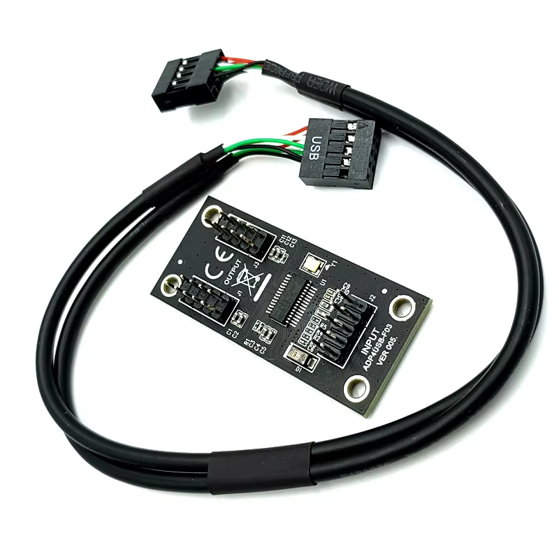 USB 2.0 9Pin 一分二主機板內建集線器