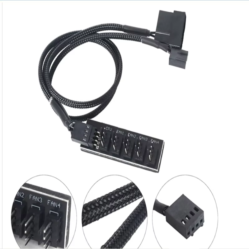 USB 2.0 屏蔽电脑机箱前置 I/O 线缆组件