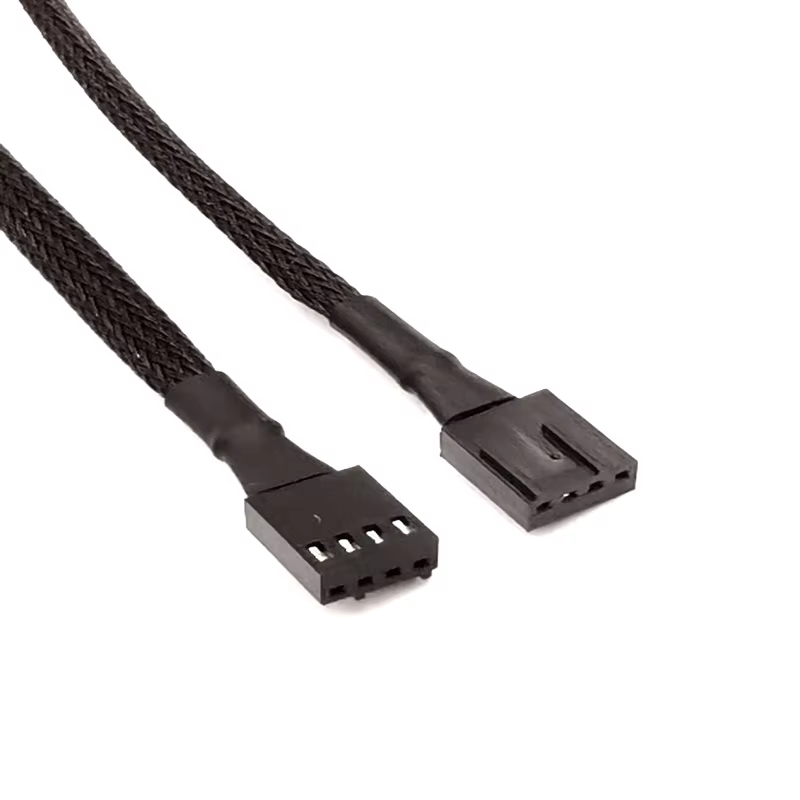 4Pin 60cm 屏蔽 风扇与 PWM 控制线