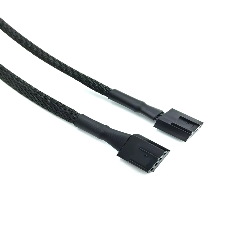4Pin 60cm 屏蔽 风扇与 PWM 控制线