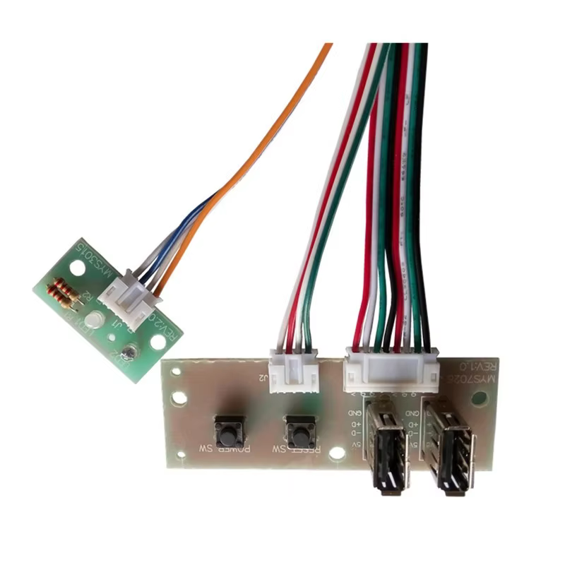 High Quality PC Case Front Panel I/O Board Dual USB3.0 HD Audio Power Reset Switch LED Durable ABS PVC Housing in Stock