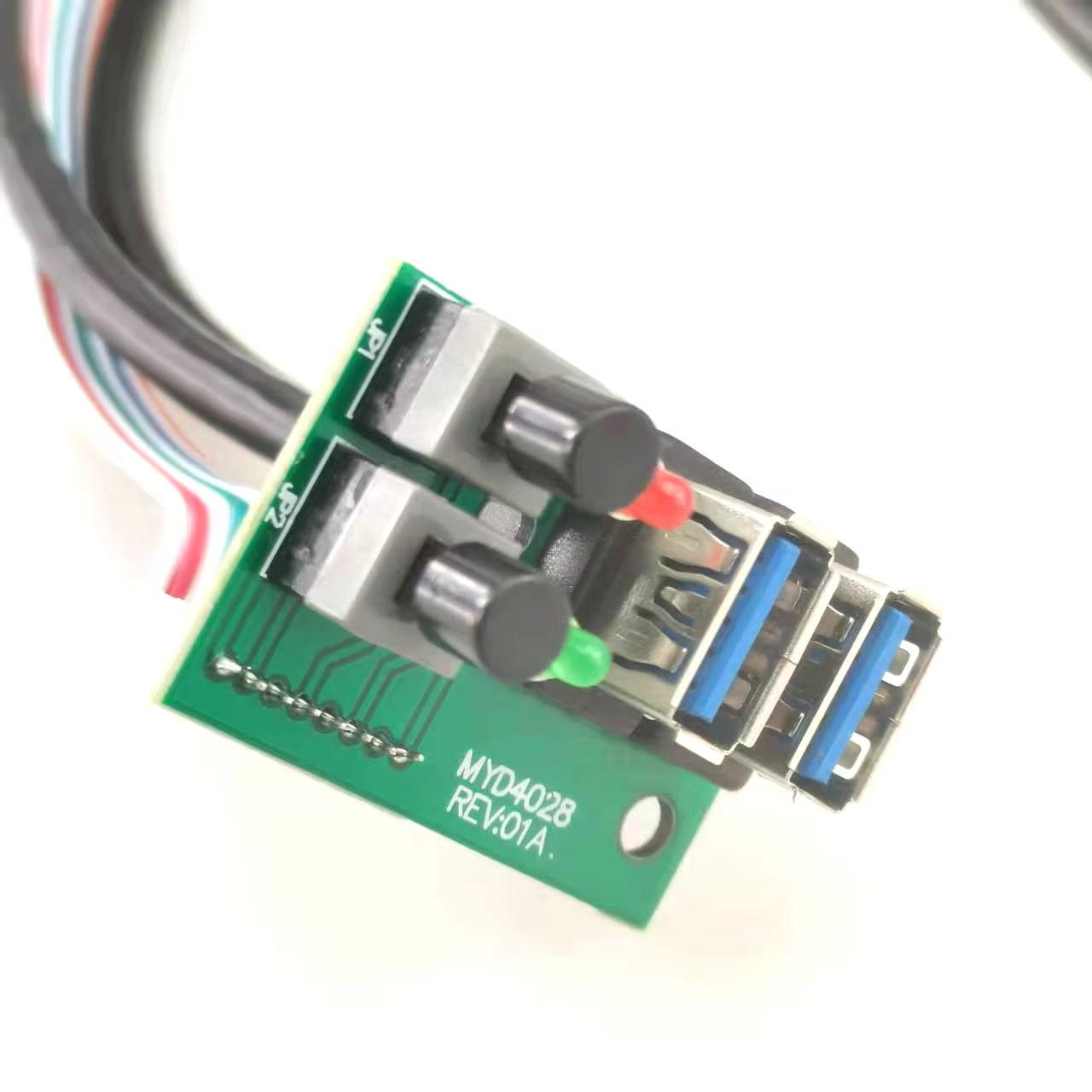 USB3.0 電腦機殼前置 I/O 線纜組件