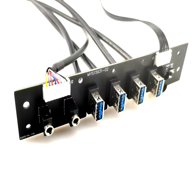 USB 3.0 电脑机箱前置 I/O 线缆组件