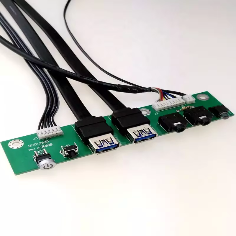 USB3.0 HD Audio 电脑机箱前置 I/O 线缆组件