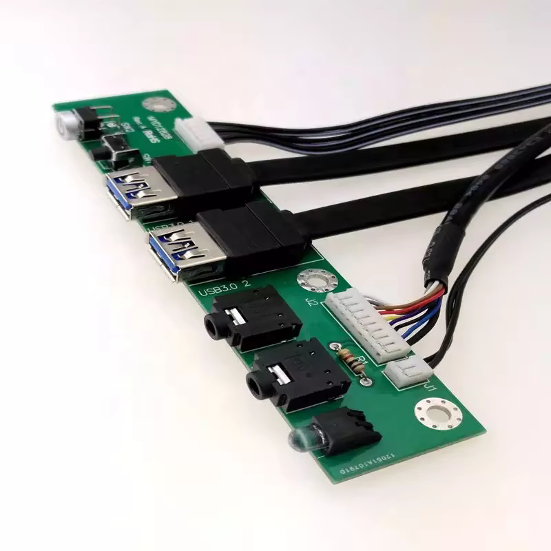 USB3.0 HD Audio 电脑机箱前置 I/O 线缆组件