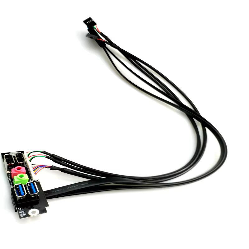 USB3.0 HD Audio 电脑机箱前置 I/O 线缆组件