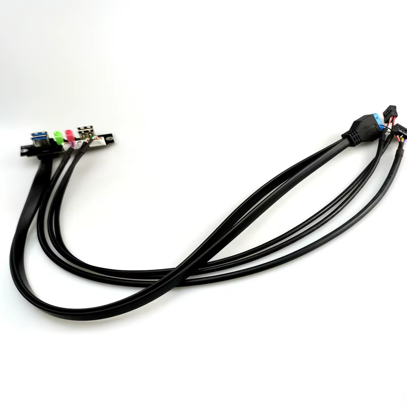 USB3.0 HD Audio 电脑机箱前置 I/O 线缆组件