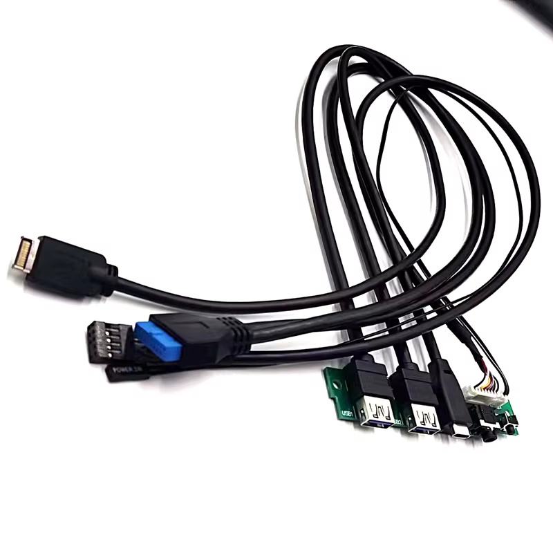 Type-C 電腦機殼前置 I/O 線纜組件