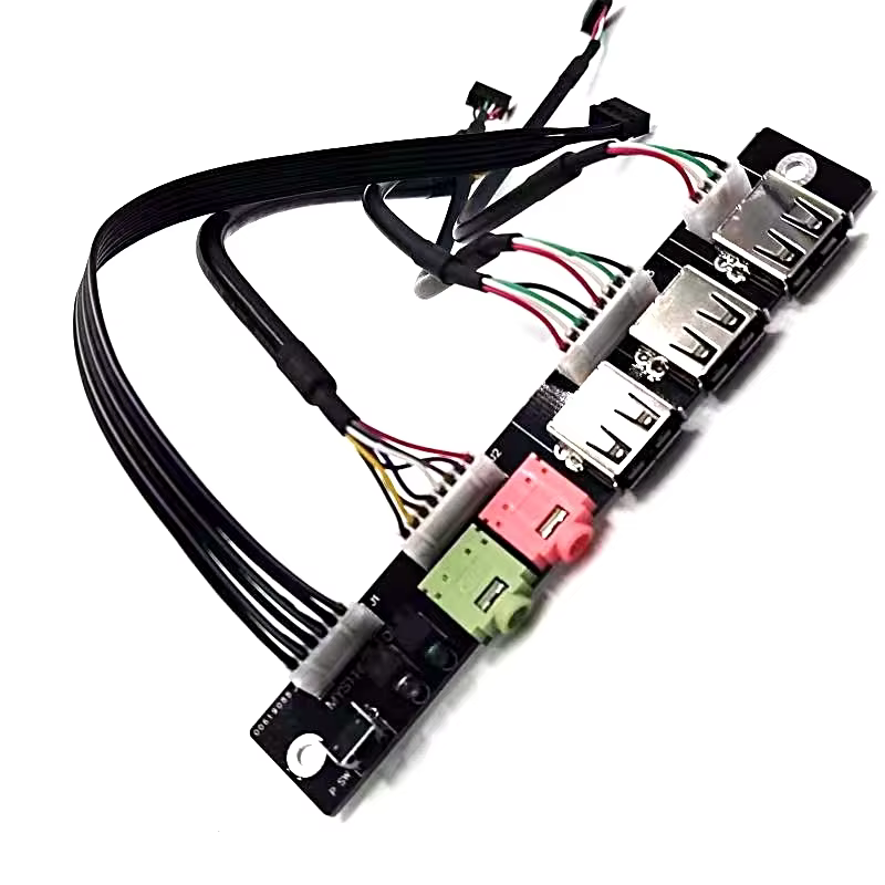 HD Audio 电脑机箱前置 I/O 线缆组件
