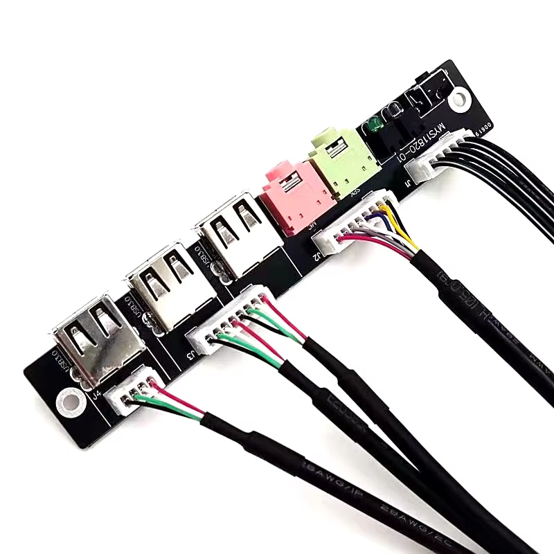 HD Audio 电脑机箱前置 I/O 线缆组件