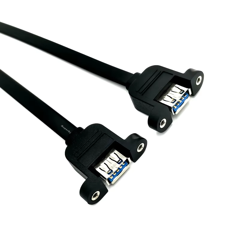 USB 3.0 转 USB 2.0 20 Pin 屏蔽 镀锡铜导体 主板 USB 接口转接线