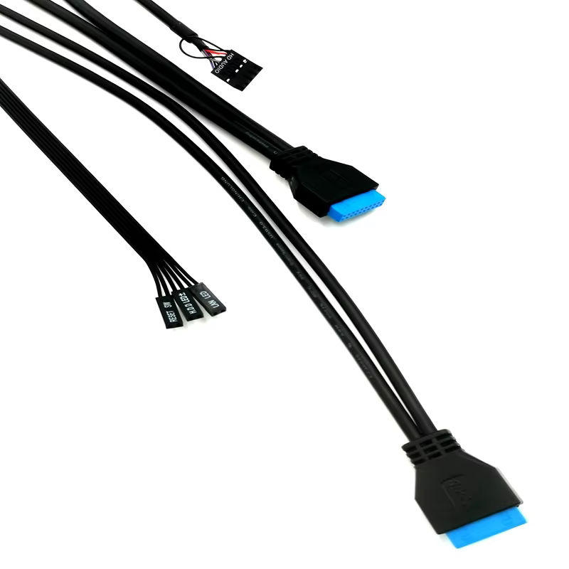 USB Type-C USB 3.0 HD Audio 电脑机箱前置 I/O 线缆组件