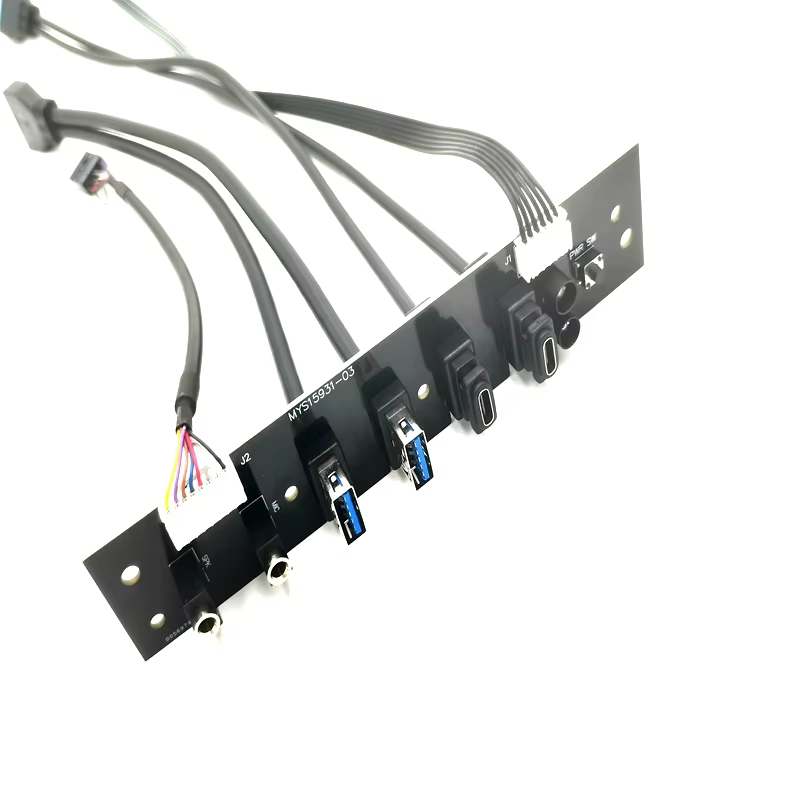 USB Type-C USB 3.0 HD Audio 电脑机箱前置 I/O 线缆组件