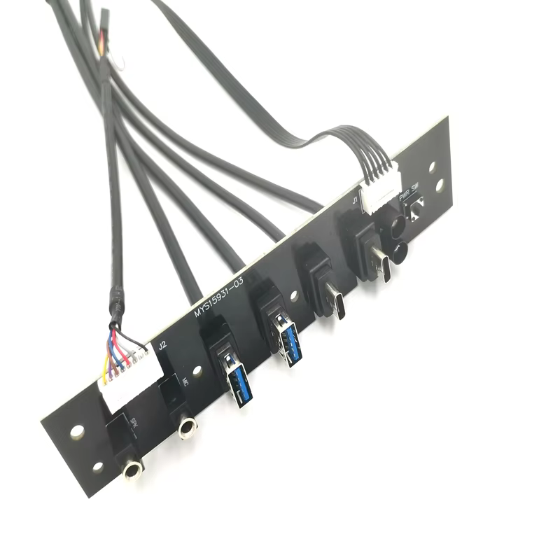 USB Type-C USB 3.0 HD Audio 电脑机箱前置 I/O 线缆组件