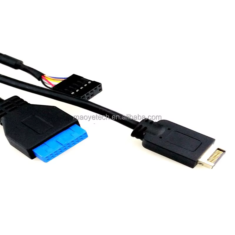 USB Type-C 电脑机箱前置 I/O 线缆组件