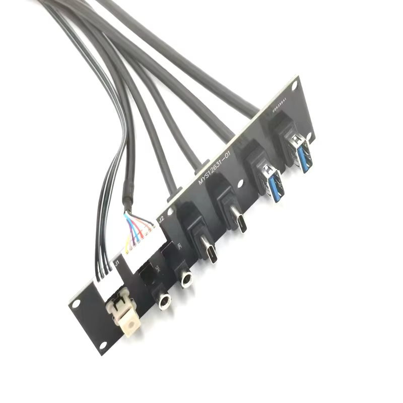 Type-C HD Audio 电脑机箱前置 I/O 线缆组件