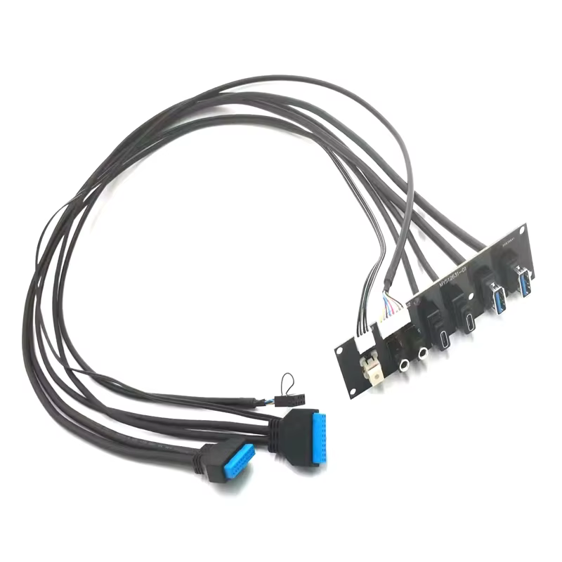 Type-C HD Audio 电脑机箱前置 I/O 线缆组件