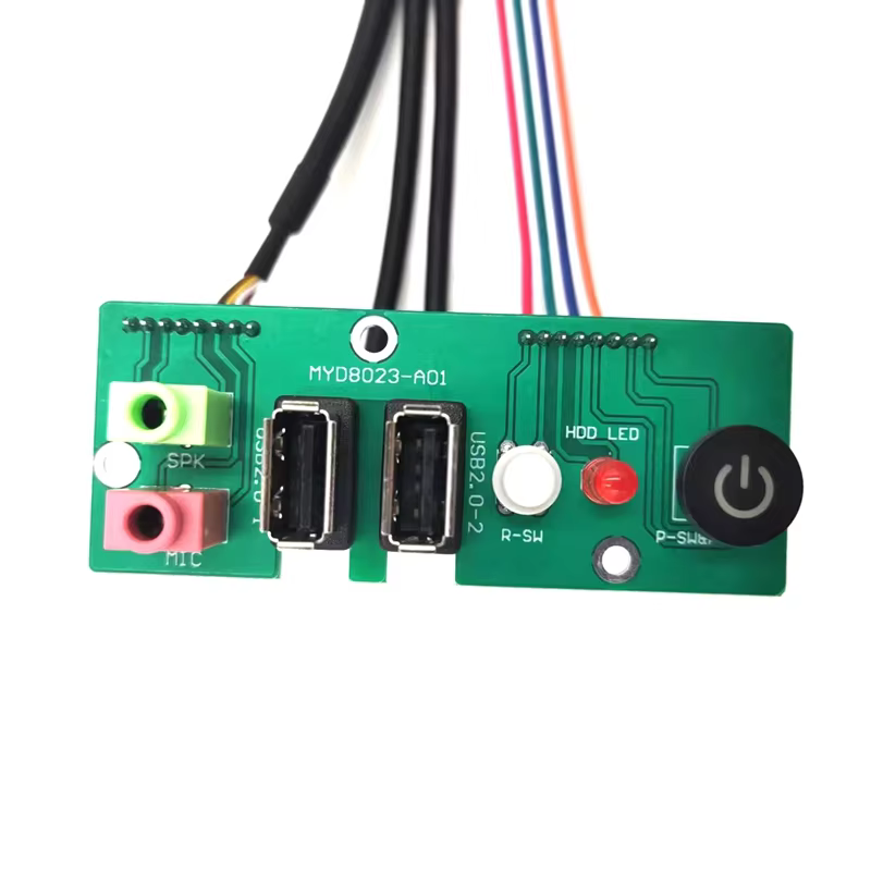 ATX 電腦機殼前置 I/O 線纜組件