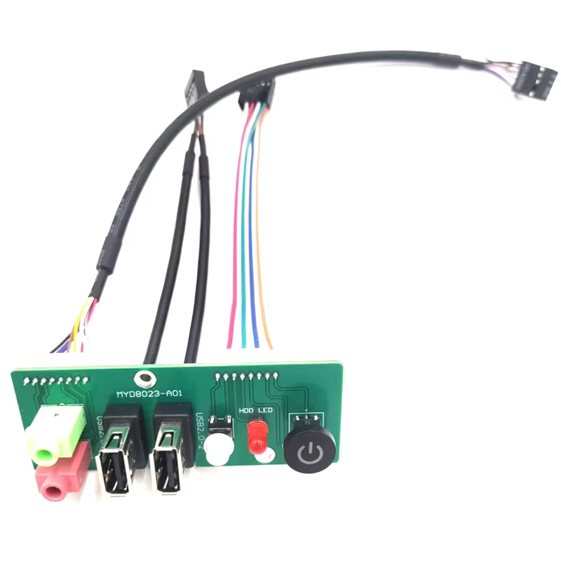 USB-C USB3.0 60cm HD Audio 电脑机箱前置 I/O 线缆组件