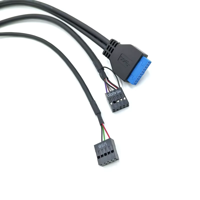 Type-C USB 3.1 60cm 電腦機殼前置 I/O 線纜組件