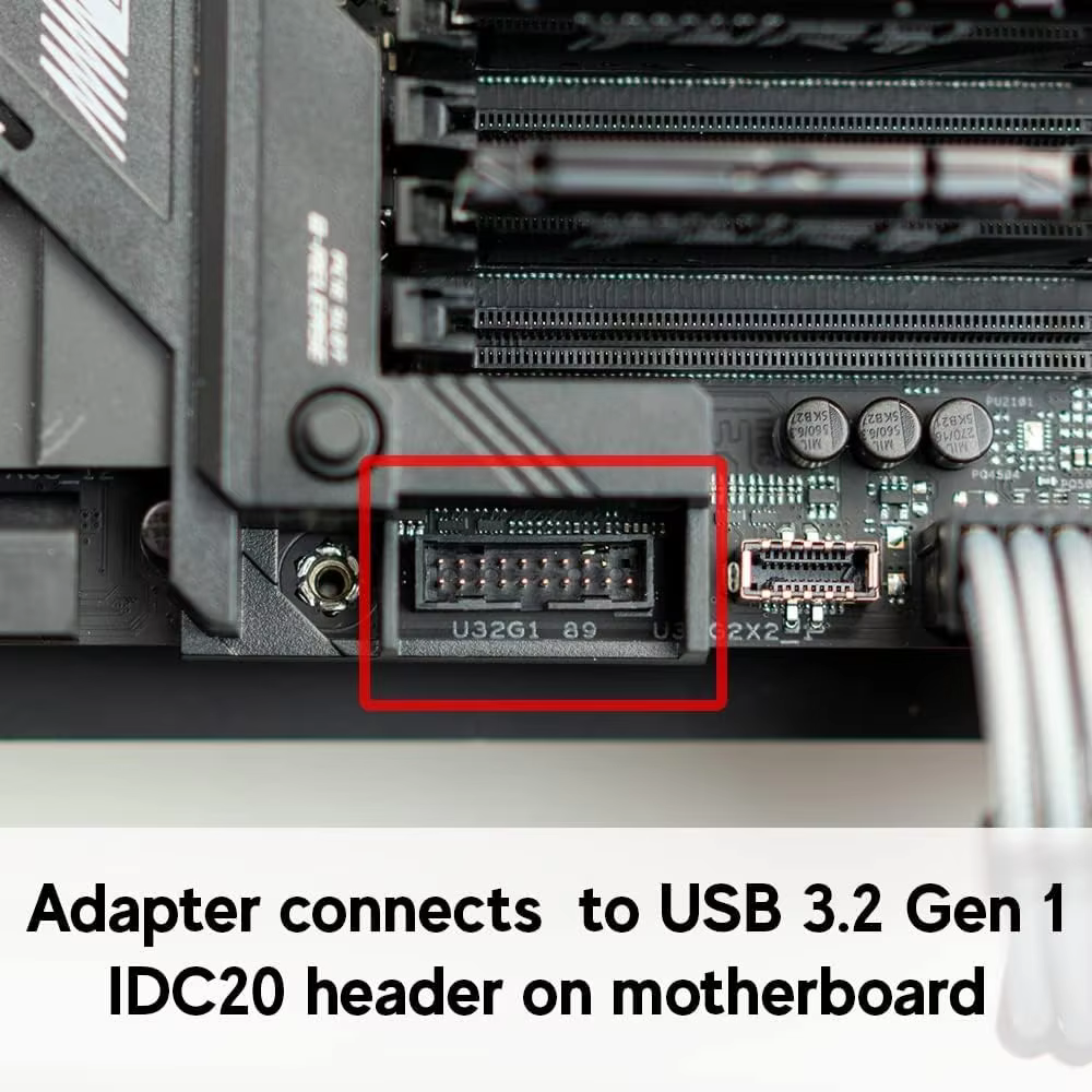 20Pin Type-A IDC USB 3.0 面板安裝 主機板 USB 介面轉接線