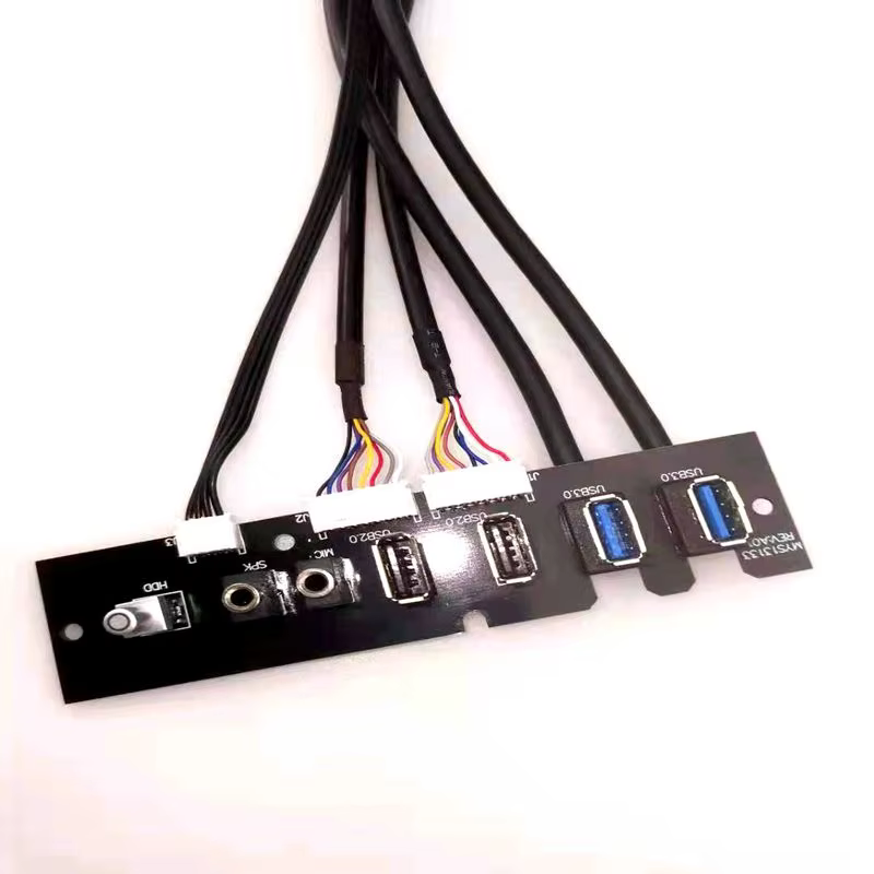 USB3.0 HD Audio 电脑机箱前置 I/O 线缆组件