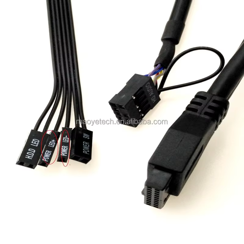 USB3.0 面板安装 电脑机箱前置 I/O 线缆组件