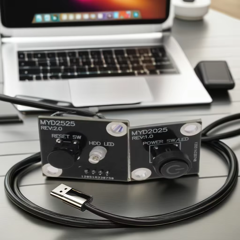 电源与重启开关 电脑机箱前置 I/O 线缆组件