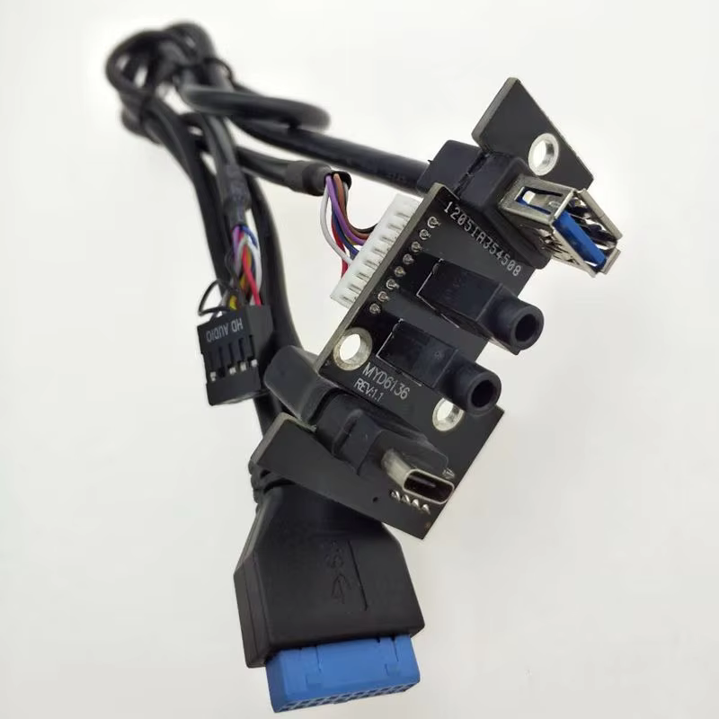 Usb 3.0 HD Audio 电脑机箱前置 I/O 线缆组件