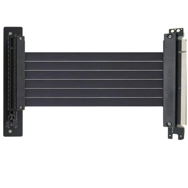 30cm 180° 双反向 屏蔽 PCIe 3.0 x16 显卡延长线