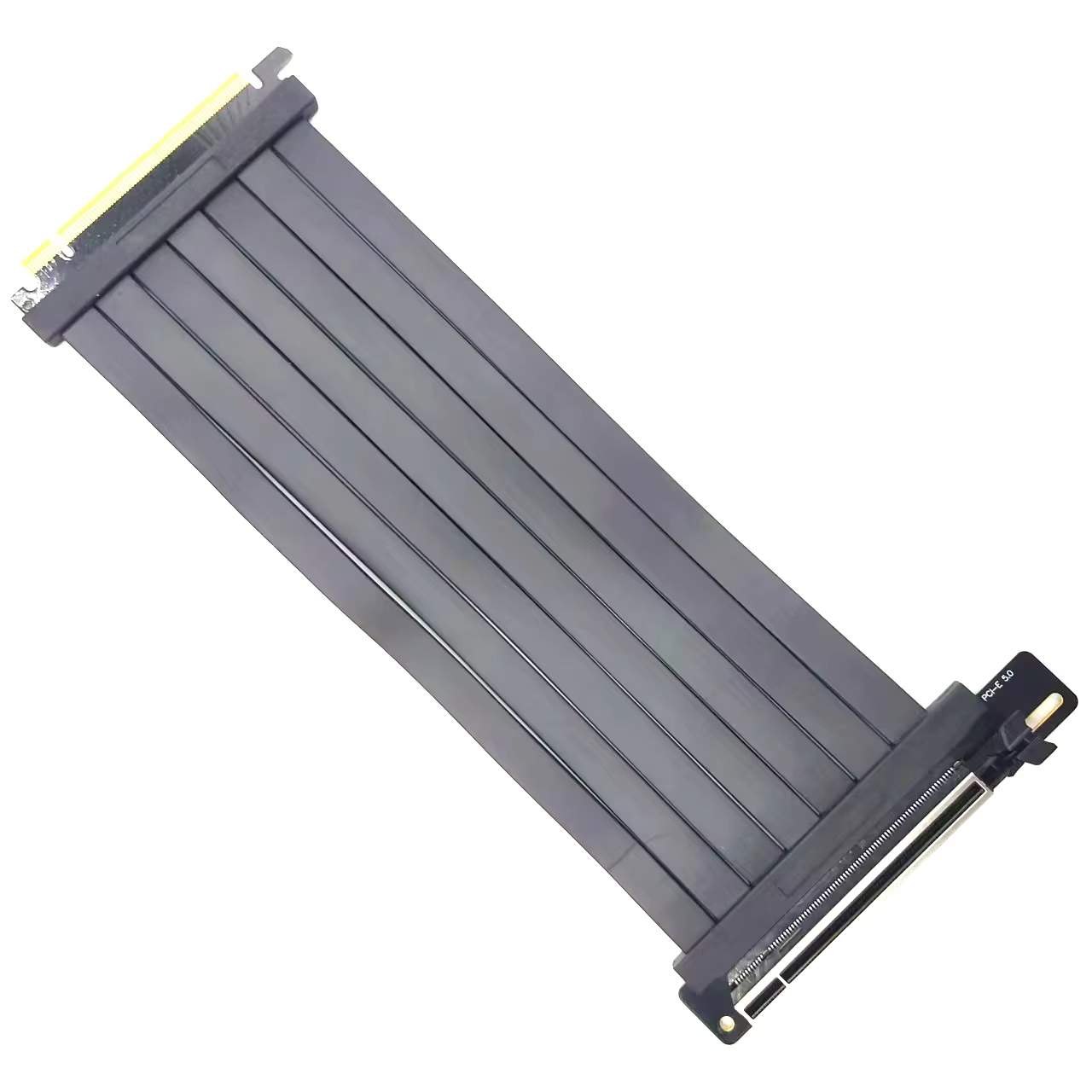 30cm 180° 雙反向 屏蔽 PCIe 3.0 x16 顯示卡延長線