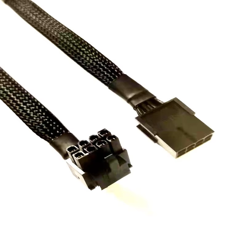 8pin 转 8Pin 90° 半高 PCIe 6Pin / 8Pin 显卡电源线