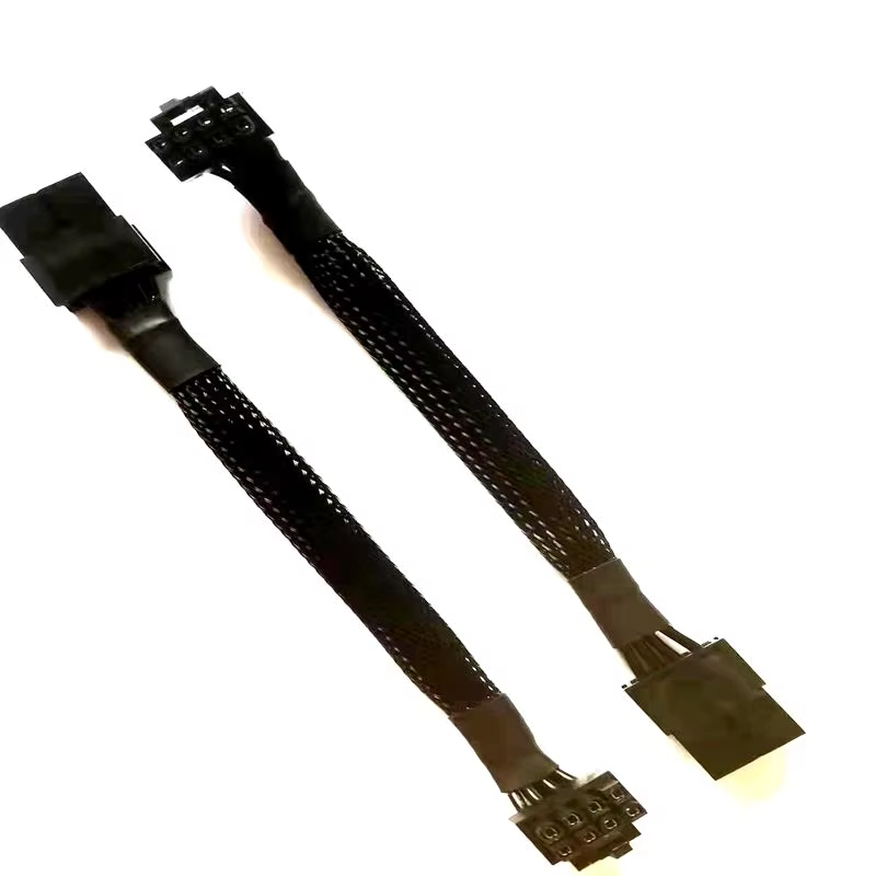 8pin 轉 8Pin 90° 半高 PCIe 6Pin / 8Pin 顯示卡電源線
