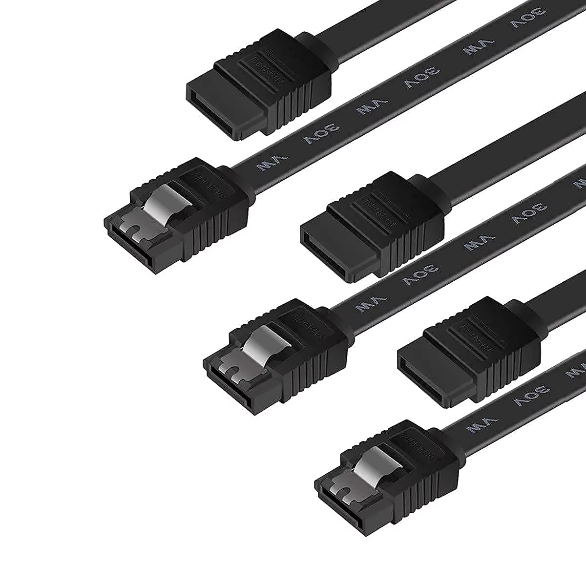 直通對直通 屏蔽 SATA 資料線