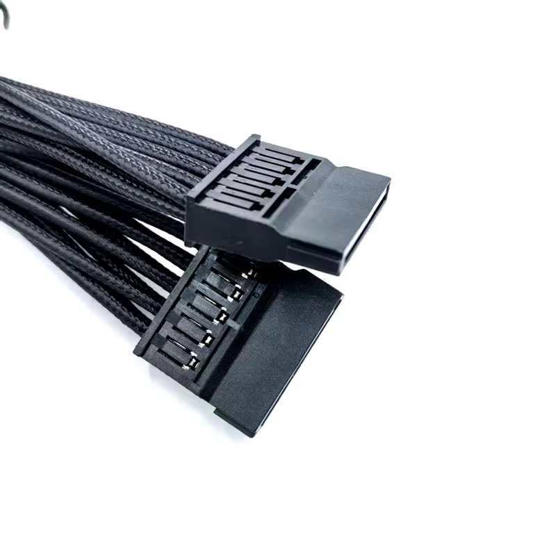 6 Pin 18AWG 40cm SATA / Molex 周邊電源線