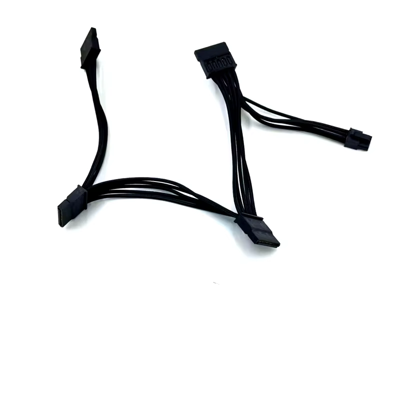 6 Pin 18AWG 40cm SATA / Molex 周邊電源線