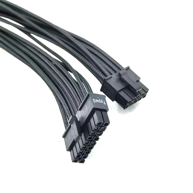18+10Pin 24Pin 10Pin 18AWG 30cm ATX / EPS 主板电源线
